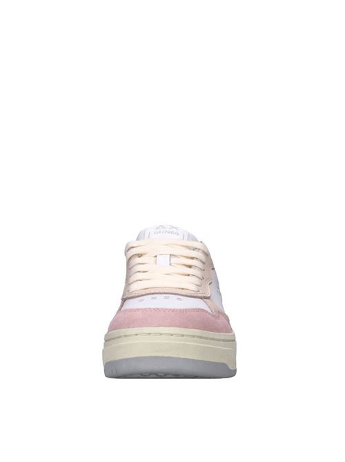 Sneakers in glitter e pelle SUN68 | Z35234BIANCO PANNA-ROSA-ARGENTO